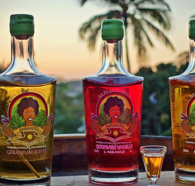 Vente de Rhum Arrangé et produits de la Réunion