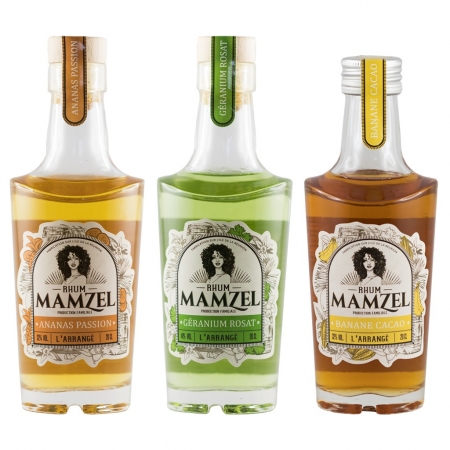 Rhum Arrangé Lot de 3 20cl  Rhum MAMZEL
